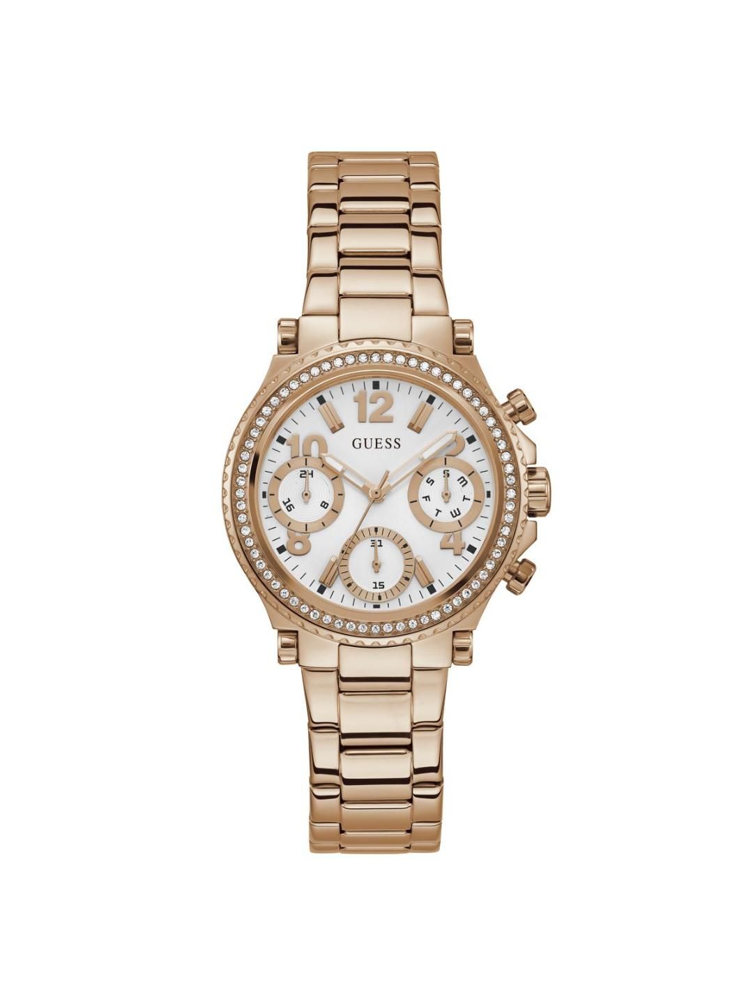 Guess White Dial Women Analog Watch - GW0590L3-White