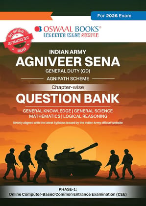 Oswaal Indian Army | Agniveer Sena General Duty (GD) | Agnipath Scheme | Chapter-wise Question Bank | General Knowledge | General Science | Mathematics | Reasoning For 2026 Exam [Paperback] [Oct 30, 2024] oswaal