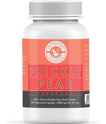 Holy Natural Prickly Pear Powder Capsule - 120 Veggie Capsule 1000 mg Vitamins Capsule