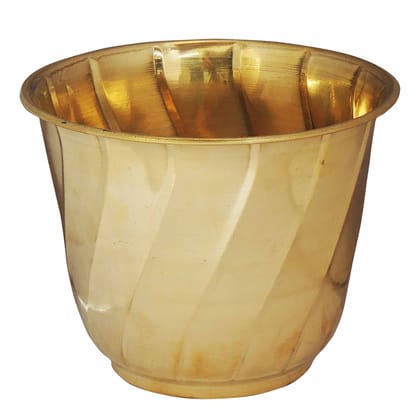 Brass Home Decorative Planter Gamla � Premium Metal Pot, Height : 6 Inch (FMAS653 D)