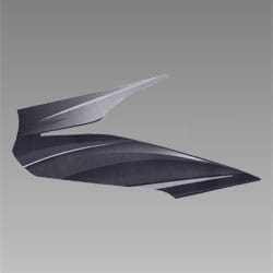 STRIPE R FR VISOR(TYPE-3) - Passion Pro - 83406AAC200TS