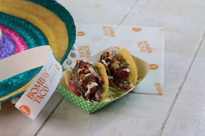 Beetroot Falafel Taco