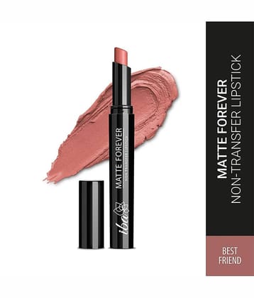 Iba Matte Forever Non-Transfer Lipstick for Women 04 Best Friend, 2g , Smudge-proof & Lightweight, (Pack of 1)
