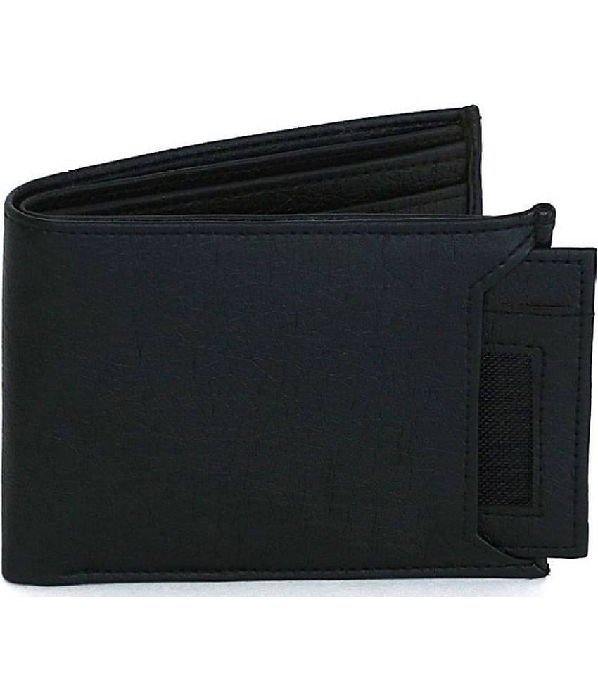 Amor - Black Faux Leather Men's Regular Wallet ( Pack of 1 )