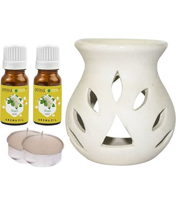 Peepalcomm Ceramic Aroma Oils & Diffusers Set - Pack of 5