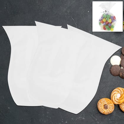 Clear Cookie Bags, Gift Bag Clear Flat Treat Bags (50 Pc Set)