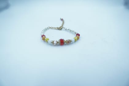 Elegant Adjustable Beaded Chain Bracelet Elegant Adjustable Beaded Chain Bracelet