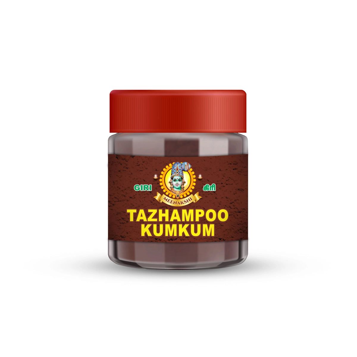 Giri Thazhampoo Kumkum - 50 Gms | Sindoor | Dark Red Colour Thalampoo Kumkuma for Pooja