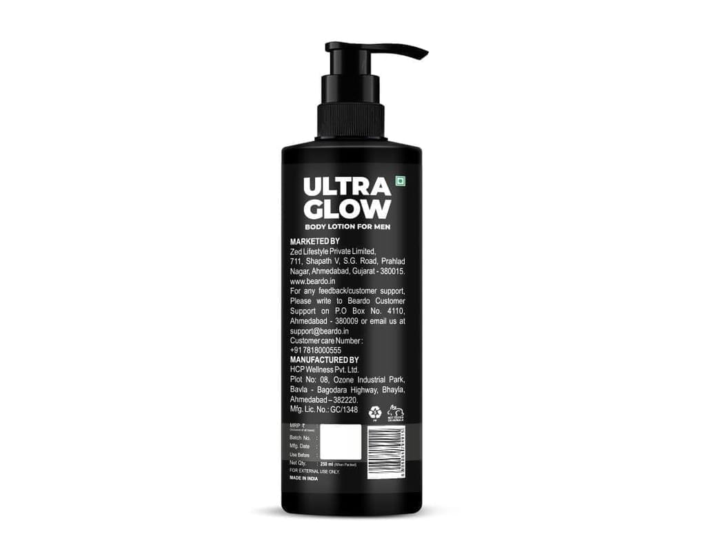 Beardo HEAD TO TOE GLOW Combo