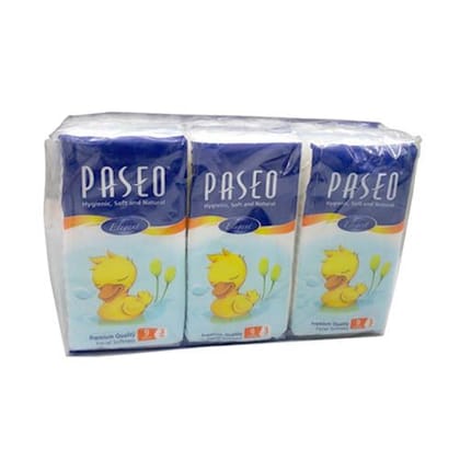 Paseo Elegant Facial Softness Hankey Pocket Napkins - 3 Ply, 9 Pcs (Pack Of 9) Paseo Elegant Facial Softness Hankey Pocket Napkins - 3 Ply, 9 Pcs (Pack Of 9)