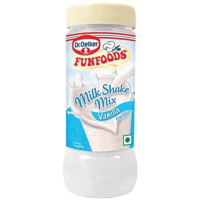 Dr.Oetker Funfoods milkshake mix vanilla 200 gm