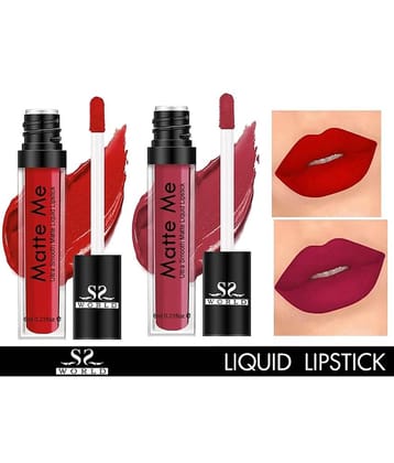 ssworld Red Matte Lipstick 6