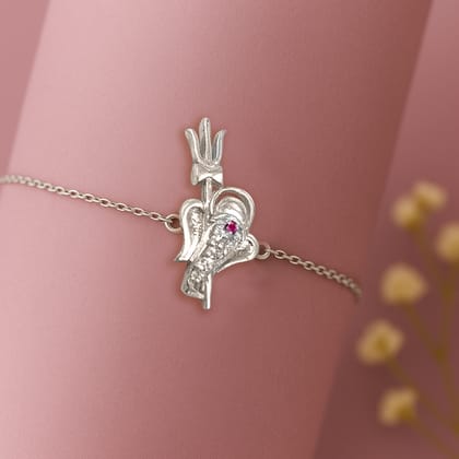 Trishakti Elegance 925 Silver Bracelet