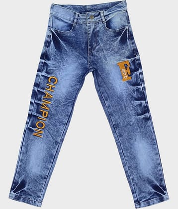 Me N My CLOSET Pack of 1 Boys 100% Cotton Jeans ( Blue )