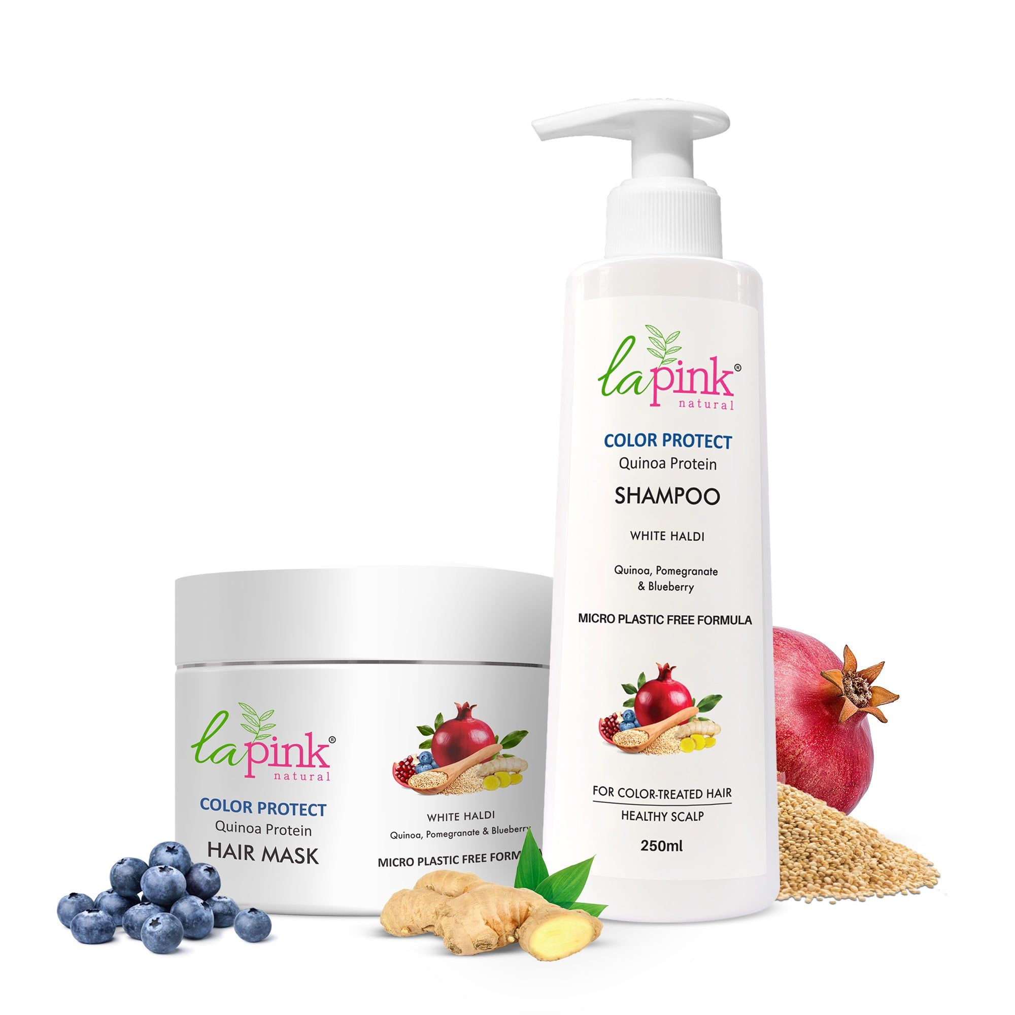 Color Protect Shampoo & Hair Mask For Color Treated Hair Combo
