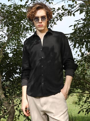 Solid Knit Shirt-S