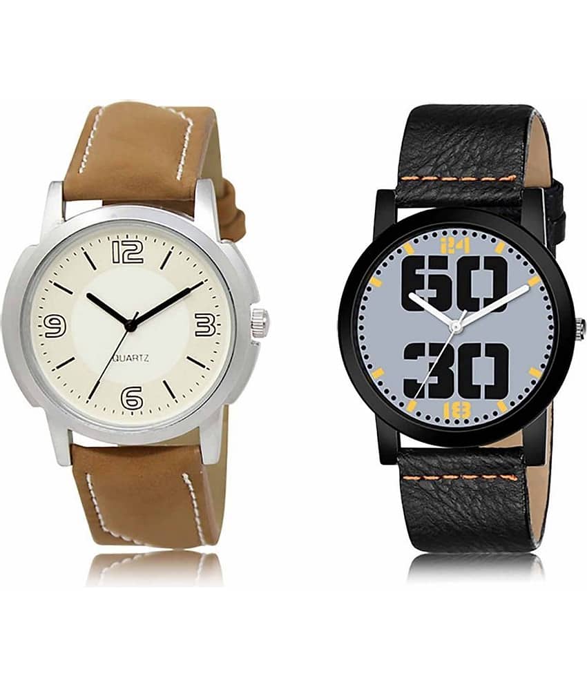 Lorem - Analog Watch Watches Combo For Men and Boys ( Pack of 2 )
