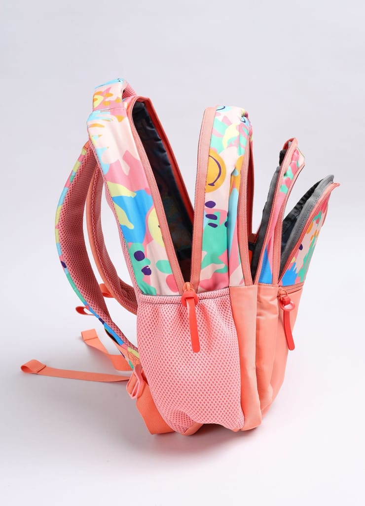 PB Pearlbags Polyester Water Resistant Casual Backpack With Pencil Pouch For School For Boys and Girls