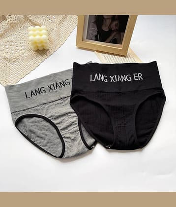 Flenzy Pack of 2 Nylon Hipster For Women ( Multicolor4 )