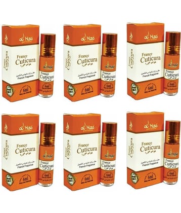 Al Hiza White Water Lily Below 50ml Attar ( Pack of 6 )