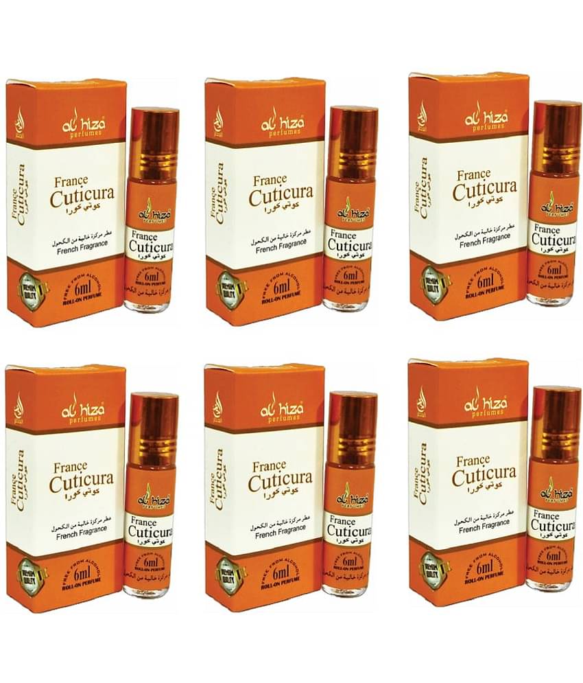 Al Hiza White Water Lily Below 50ml Attar ( Pack of 6 )