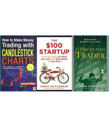 The Disciplined Trader + How to Make Money Trading with Candlestick Charts +100 dollar startup