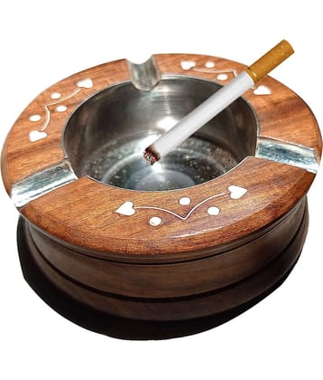 Ash tray for home made from high quality wood