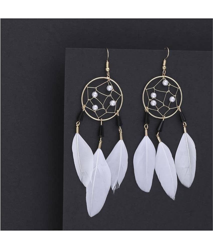 SILVER SHINE Party Wear Stylish Dangle  Earring For Girl Women
