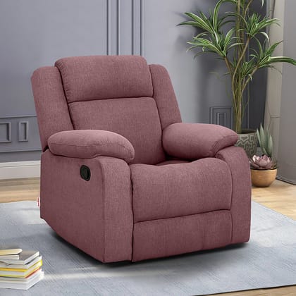 Avalon Pink Fabric Recliner