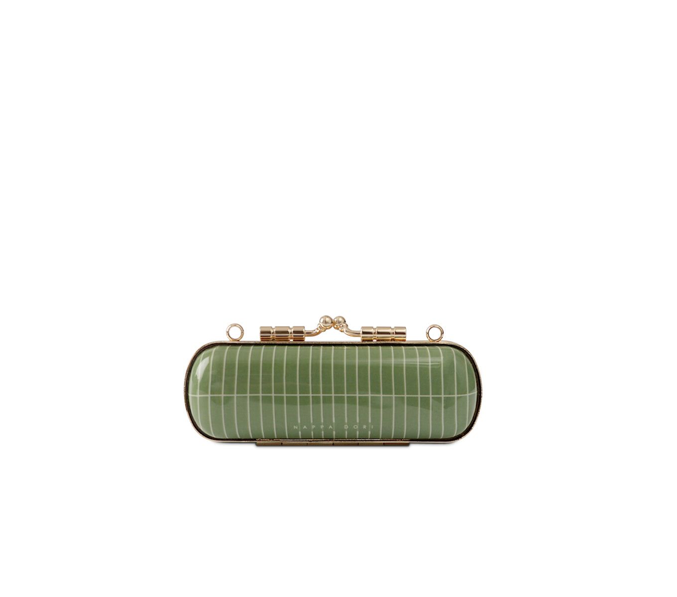 LIPSTICK CASE 02-VERDANT GRID