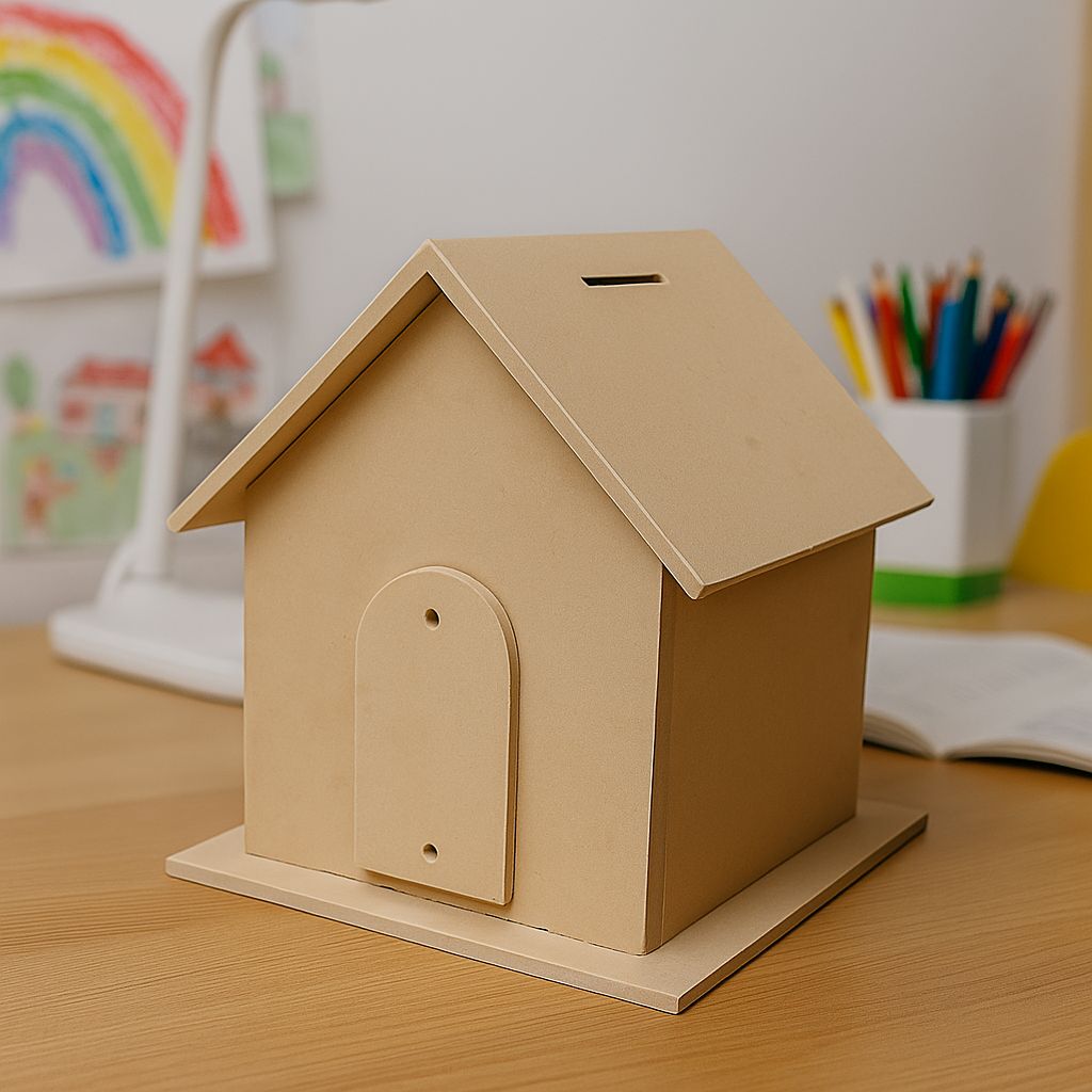 Dbeautify's Hut shaped MDF Piggy Bank