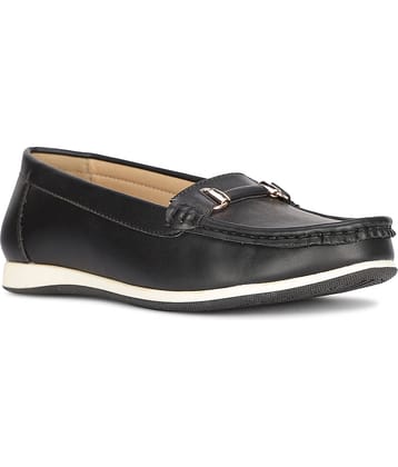 Bata Black Women's Loafers