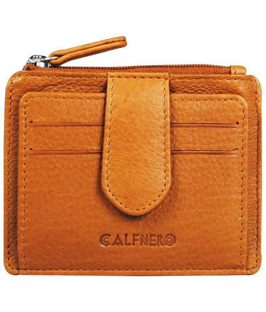 Calfnero Men's Genuine Leather Card Case