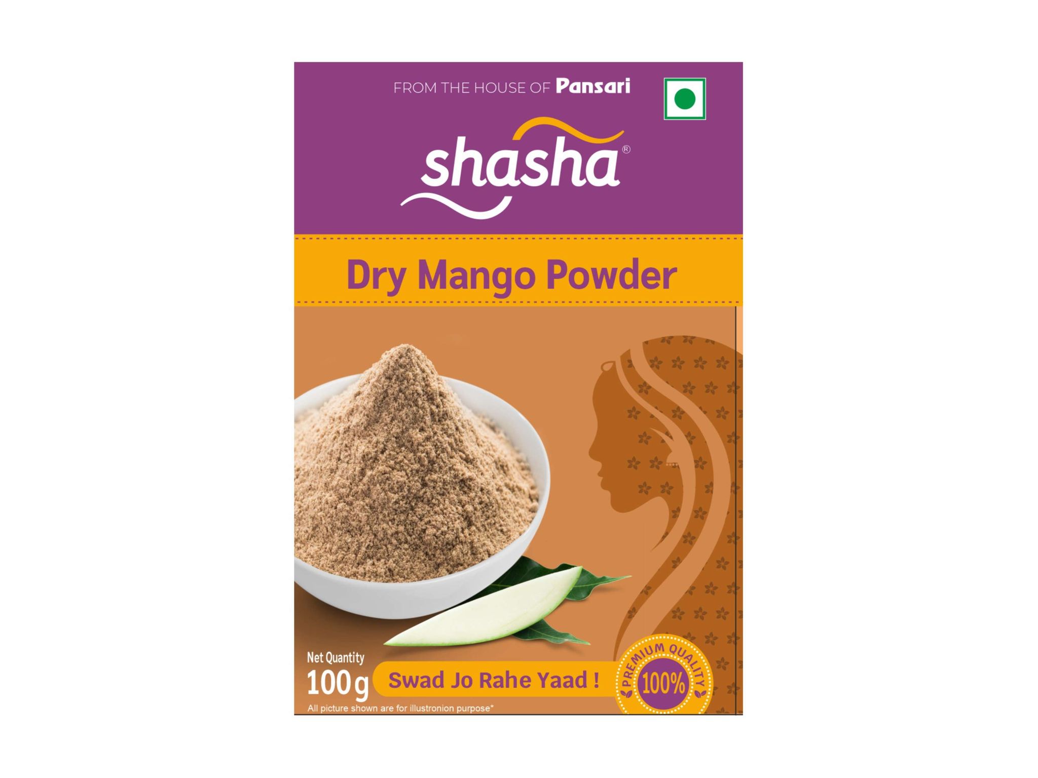Shasha Dry Mango Powder - 100gm