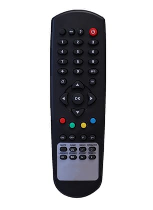 Set Top Box Remote No. 806, Compatible with Hathway Set Top Box Remote Control-Old Remote Functions Must Be Exactly Same (Color Multicolor)