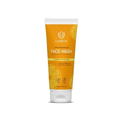 CAMISTA Skin Brightening Face Wash with Orange Peel & Mulberry Extract