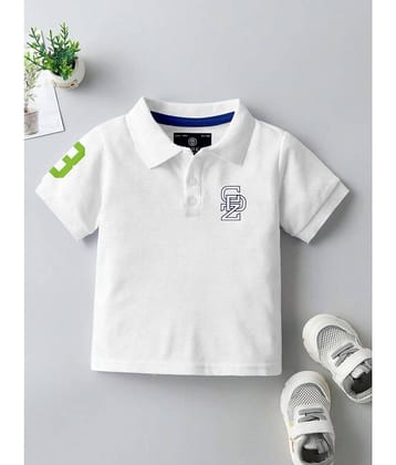 CODEZ Pack of 2 Boys Cotton Blend T-Shirt ( White )