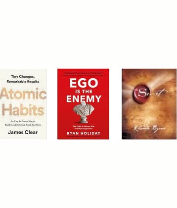 Atomic Habits +Ego is the Enemy + The Secret