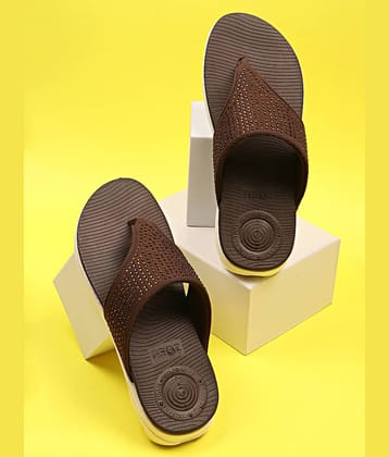 Neoz Brown Women's Flip Flop