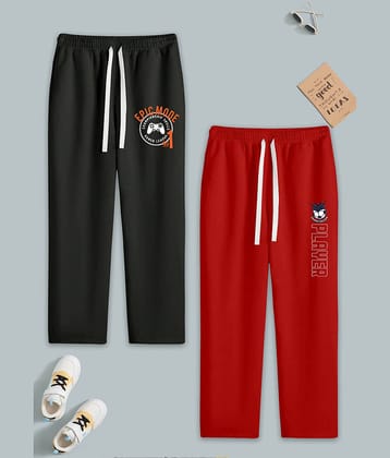 RUNSTARS Pack of 2 Boys Cotton Blend Trackpant ( Multicolor 4 )