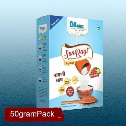 SunRagi Mixed Vegetable Ragi Malt (50g) | Savory Millet Health Drink | Nutrient-Dense Veggie Mix