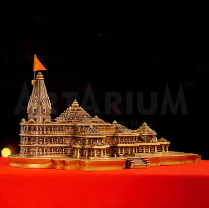 Artarium Ram Mandir Ayodhya Model Authentic Design Ideal for Home Temple, Home Decor & Gifts (9 INCH RAM MANDIR) Artarium Ram Mandir Ayodhya Model Authentic Design Ideal for Home Temple, Home Decor & Gifts (9 INCH RAM MANDIR)