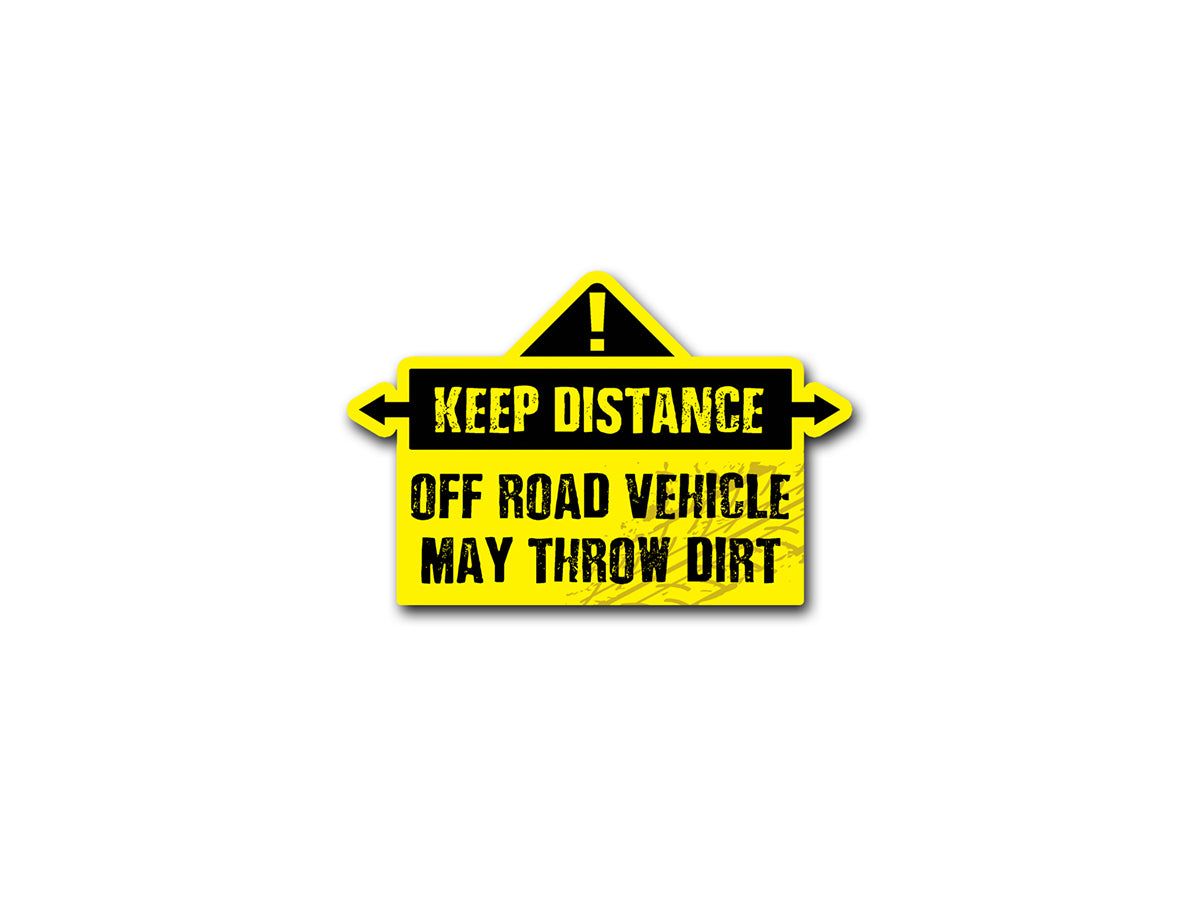 Off Road Vehicle | Warning Sticker