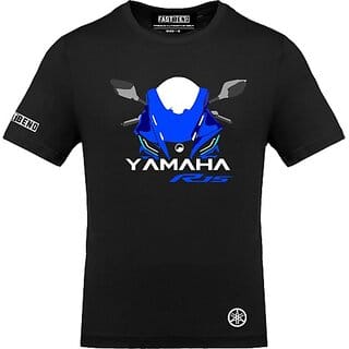 Fastbend Mens Black Printed Cotton Blend Round Neck T-Shirt