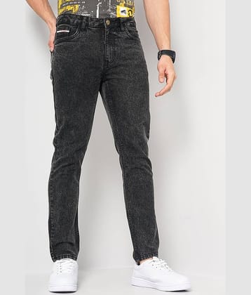 The Indian Garage Co. Slim Fit Basic Men's Jeans - Black ( Pack of 1 )
