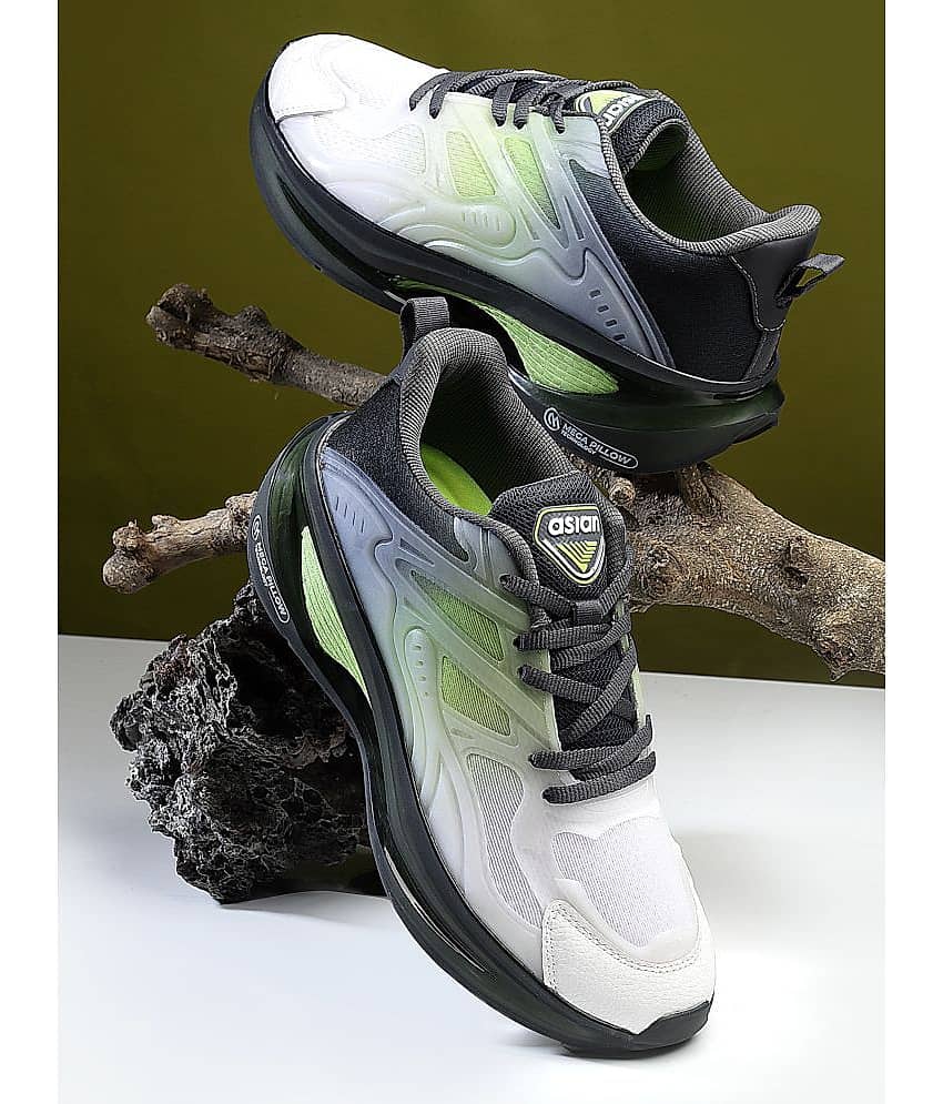 ASIAN NIGHTGLOW-02 Dark Grey Men's Sports Running Shoes