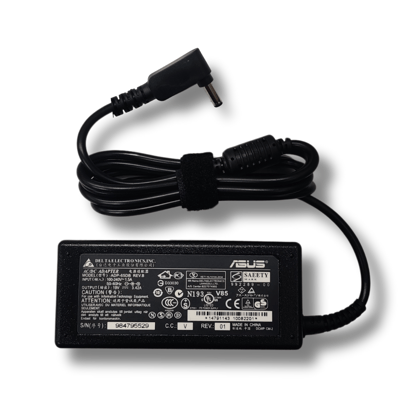 OEM ASUS 65W (Pin Size: 5.5mm x 2.5mm) Power Adapter 19V 3.42A for Asus Zenbook / Vivobook Laptops - Asus A555L - Power Cable Included