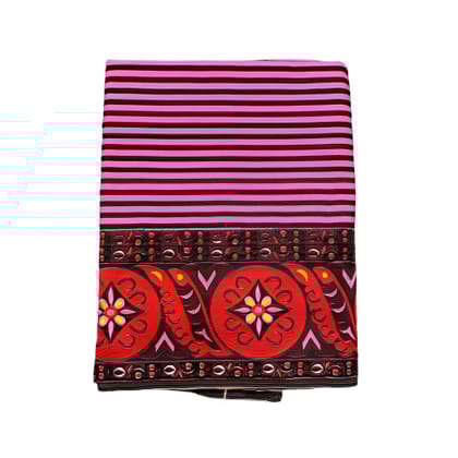 Fanek Mapan Naibi (Deep Pink) – Elegant Handwoven Manipuri Wrap Skirt-Ataiba (Stiched)