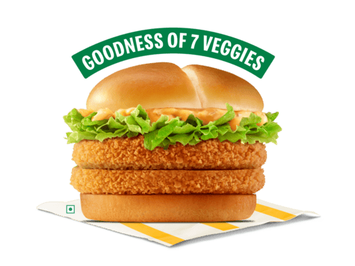 Crispy Veggie Double patty Burger