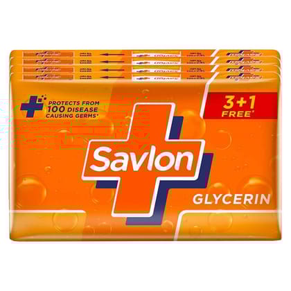 Savlon Glycerin Soap, 120g x 4